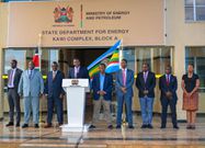 Energy CS Davis Chirchir speaking during a press briefing on March 13, 2023