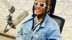 Singer Nadia Mukami at Kiss FM studios on August 4, 2023.