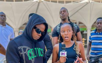 Eve Mungai interveweing Harmonize