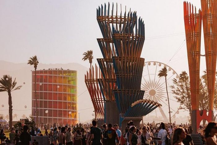 A view of the 23rd Coachella Valley Music and Arts Festival venue at the Empire Polo Club in Indio, California [Image Credit: Lance Gerber]