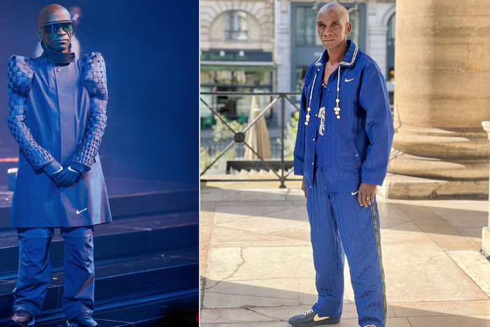 Eliud Kipchoge at the Nike On Air event in Paris on April 11, 2024