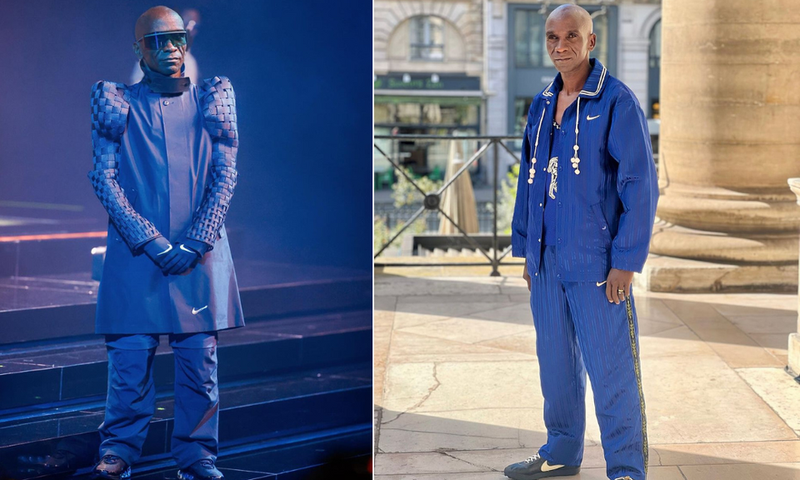 Eliud Kipchoge at the Nike On Air event in Paris on April 11, 2024