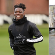 Christian Atsu and photos displaying the impact of the earthquake in Turkey.