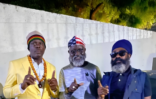 Roots Party leader Professor George Wajackoyah at reggae artiste Richie Spice's album launch in Kingston, Jamaica on September 08, 2023