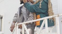 Davido and Chioma ahead of FIFA World Cup finale