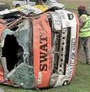 Matatu involved in an accident along the Nairobi - Nakuru highway