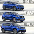 Mercedes Benz GLC, GLE, and GLS