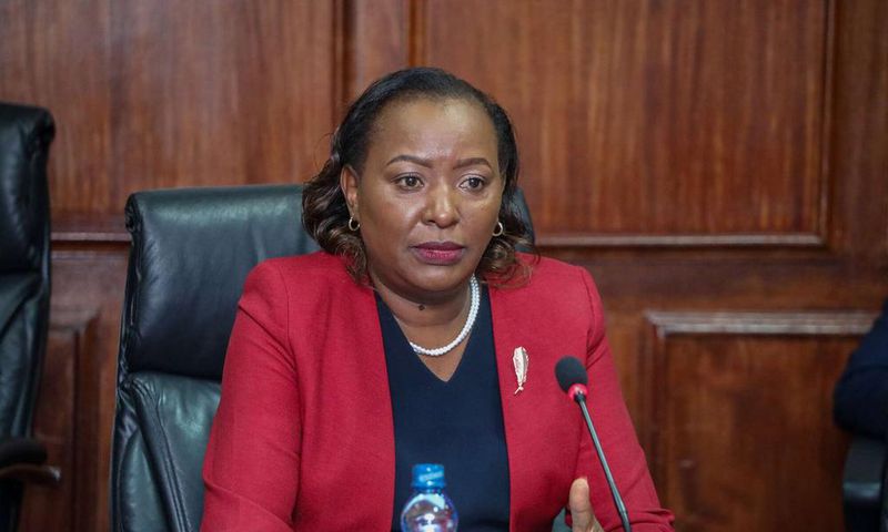 Former Health PS Josephine Mburu in Parliament