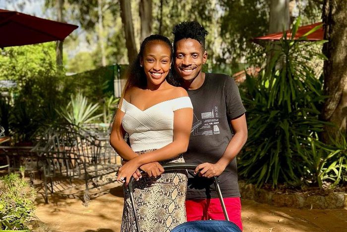 Eric Omondi and fiancée, Lynn Njihia