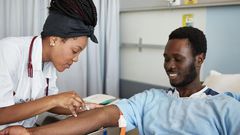 Donating blood