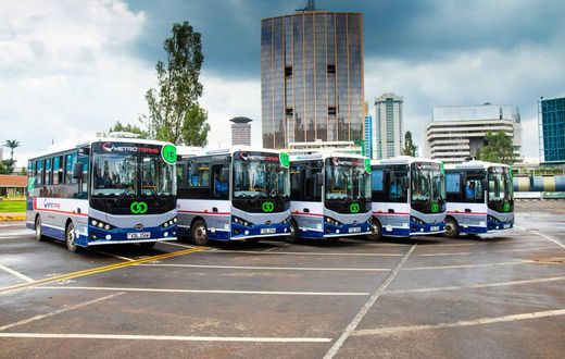 The Kenya Airports Authority (KAA) has partnered with matatu saccos Metrotrans East Africa Limited and SuperMetro to introduce new electric commuter buses at Jomo Kenyatta International Airport (JKIA).