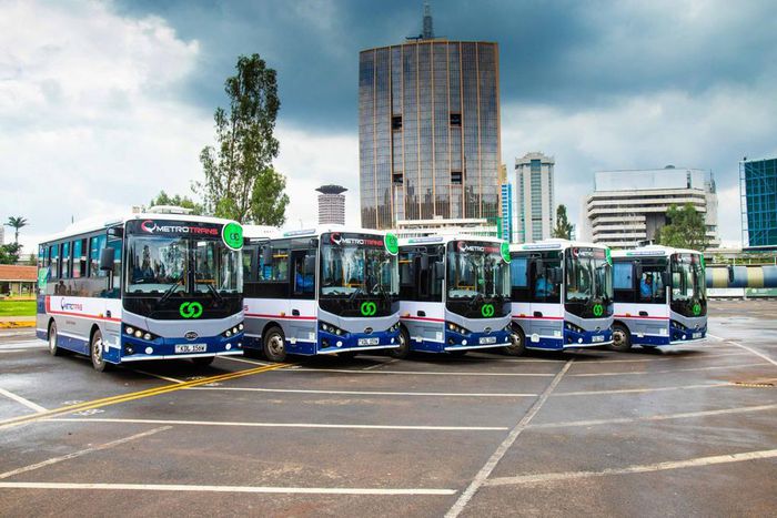 The Kenya Airports Authority (KAA) has partnered with matatu saccos Metrotrans East Africa Limited and SuperMetro to introduce new electric commuter buses at Jomo Kenyatta International Airport (JKIA).