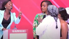 Hello Mr Right episode on October 28 ( Female contestant Gazelle questioning a man why he came to the show when he has 4 baby mamas already)