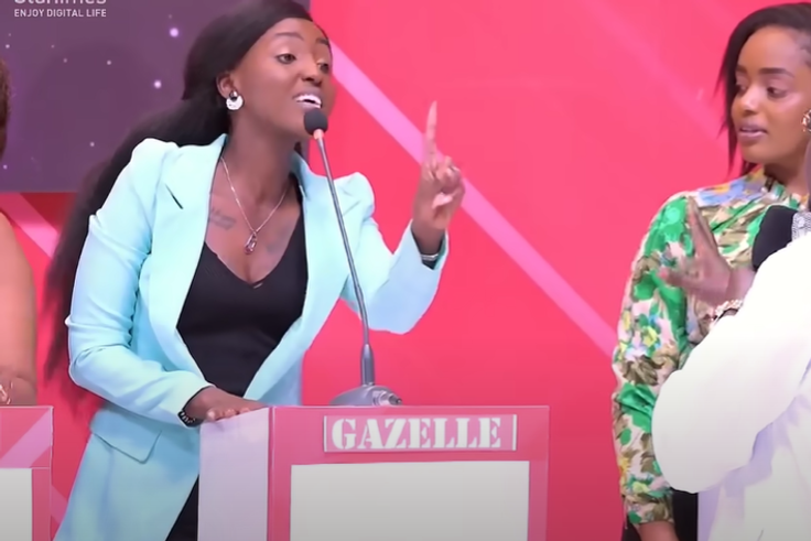 Hello Mr Right episode on October 28 ( Female contestant Gazelle questioning a man why he came to the show when he has 4 baby mamas already)