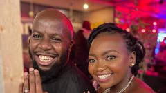Newly weds: James Kibunja and Esther Kazungu
