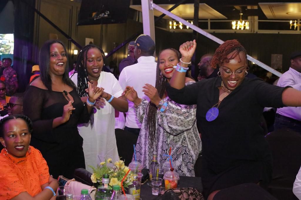 Revelers enjoying party