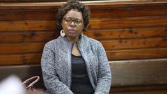 Controller of Budget Margaret Nyakang'o at a court in Mombasa on December 5, 2023