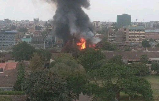 An LPG (liquefied petroleum gas) tanker has exploded near Pipeline Stage in Fedha, Embakasi, along Outering Road on May 3.