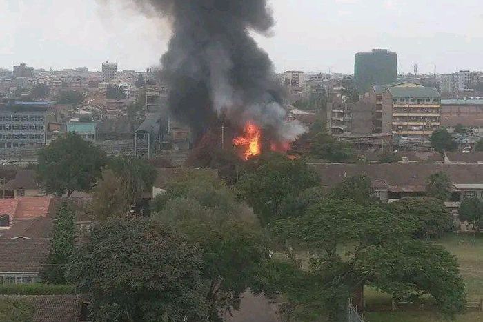 An LPG (liquefied petroleum gas) tanker has exploded near Pipeline Stage in Fedha, Embakasi, along Outering Road on May 3.
