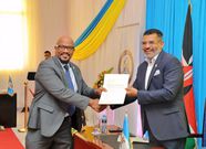 Governor Abdulswamad Nassir with CEC Ken Ambani