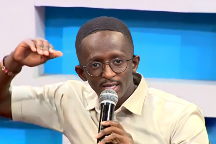 Comedian Njugush during the Finance Bill 2024 discussion on Citizen TV