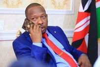 Former Nairobi Governor Mike Sonko in his private office