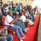 President William Ruto watches a match between Gor Mahia and AFC Leopards during the 96th Mashemeji Derby played at Nyayo Stadium on Sunday, May 14, 2023