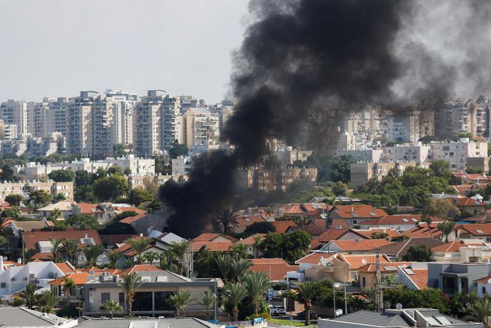 Hezbollah has struck three Israeli positions on the Lebanon border, calling the attack a show of solidarity with the "Palestinian resistance."Amir Cohen/Reuters