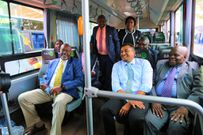 The Kenya Airports Authority (KAA) has partnered with matatu saccos Metrotrans East Africa Limited and SuperMetro to introduce new electric commuter buses at Jomo Kenyatta International Airport (JKIA).