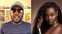 Andrew Kibe (left) and Nikita Kering