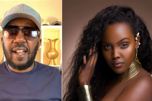 Andrew Kibe (left) and Nikita Kering