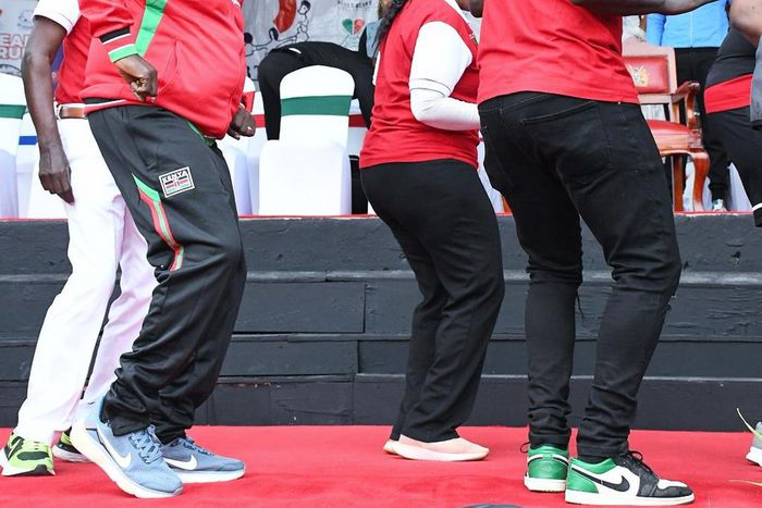 Deputy President Rigathi Gachagua at the Mater Heart Run in Nairobi on June 17, 2023