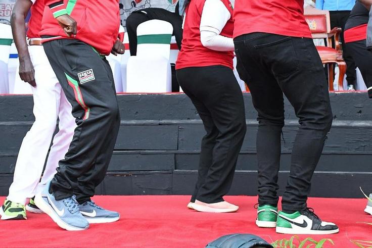 Deputy President Rigathi Gachagua at the Mater Heart Run in Nairobi on June 17, 2023