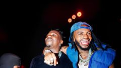 Rayvanny (left) and Diamond Platnumz