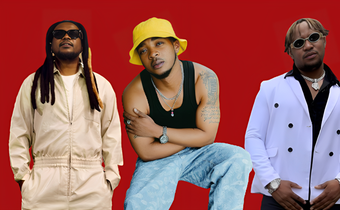 From left: Nyashinski, Kusah & King Mokker