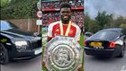 Watch: Fans rate Partey’s Lamborghini as the best as Arsenal players parade luxurious cars