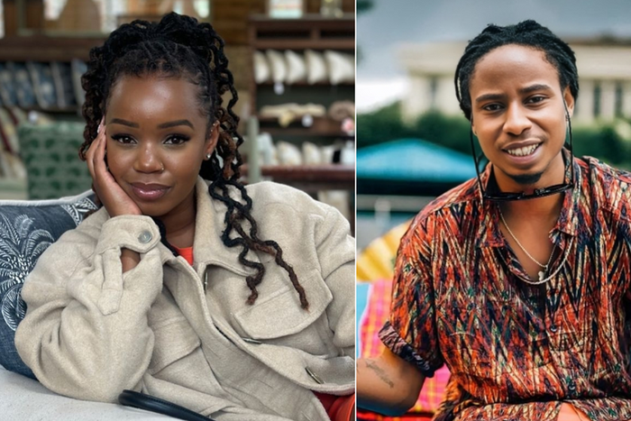 A collage of Joanna Kinuthia and Chris Kaiga