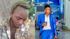 A collage image of Magix Enga and Eric Omondi