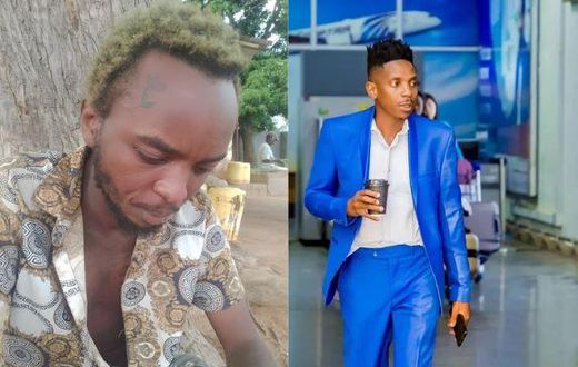 A collage image of Magix Enga and Eric Omondi