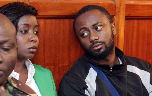 Jacque Maribe and Joseph Irungu alias Jowie on the dock