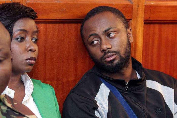 Jacque Maribe and Joseph Irungu alias Jowie on the dock