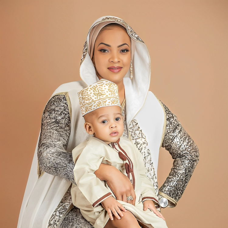 Alikiba's wife Amina with son Keyaan