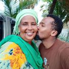 Pascal Tokodi and his mother