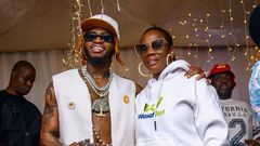 Diamond and Mama Dangote