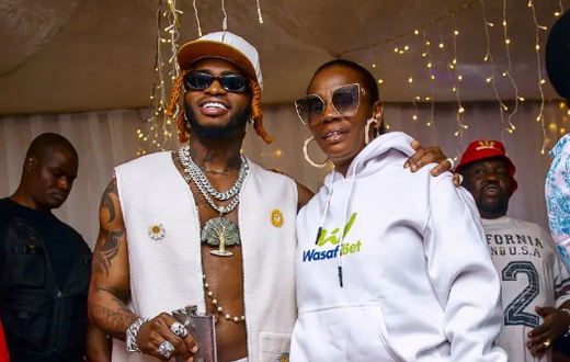 Diamond and Mama Dangote