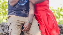 Abel Mutua and Judy Nyawira