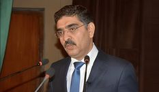 Pakistan’s caretaker Prime Minister Anwarul-haq-Kakar speaking after taking the oath of office on August 14, 2023