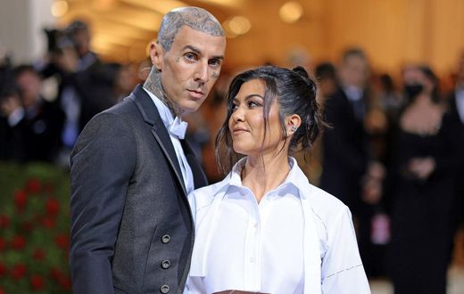 Travis Barker and Kourtney Kardashian attend The 2022 Met Gala Celebrating "In America: An Anthology of Fashion" at The Metropolitan Museum of Art on May 02, 2022 in New York City.Dimitrios Kambouris/Getty Images for The Met Museum/Vogue