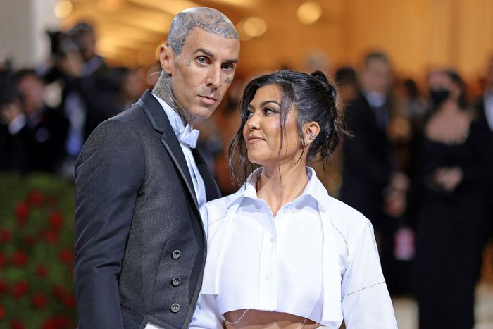 Travis Barker and Kourtney Kardashian attend The 2022 Met Gala Celebrating "In America: An Anthology of Fashion" at The Metropolitan Museum of Art on May 02, 2022 in New York City.Dimitrios Kambouris/Getty Images for The Met Museum/Vogue