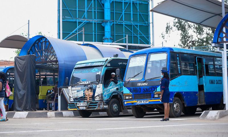 Matatus at Green Park terminus